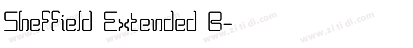 Sheffield Extended B字体转换